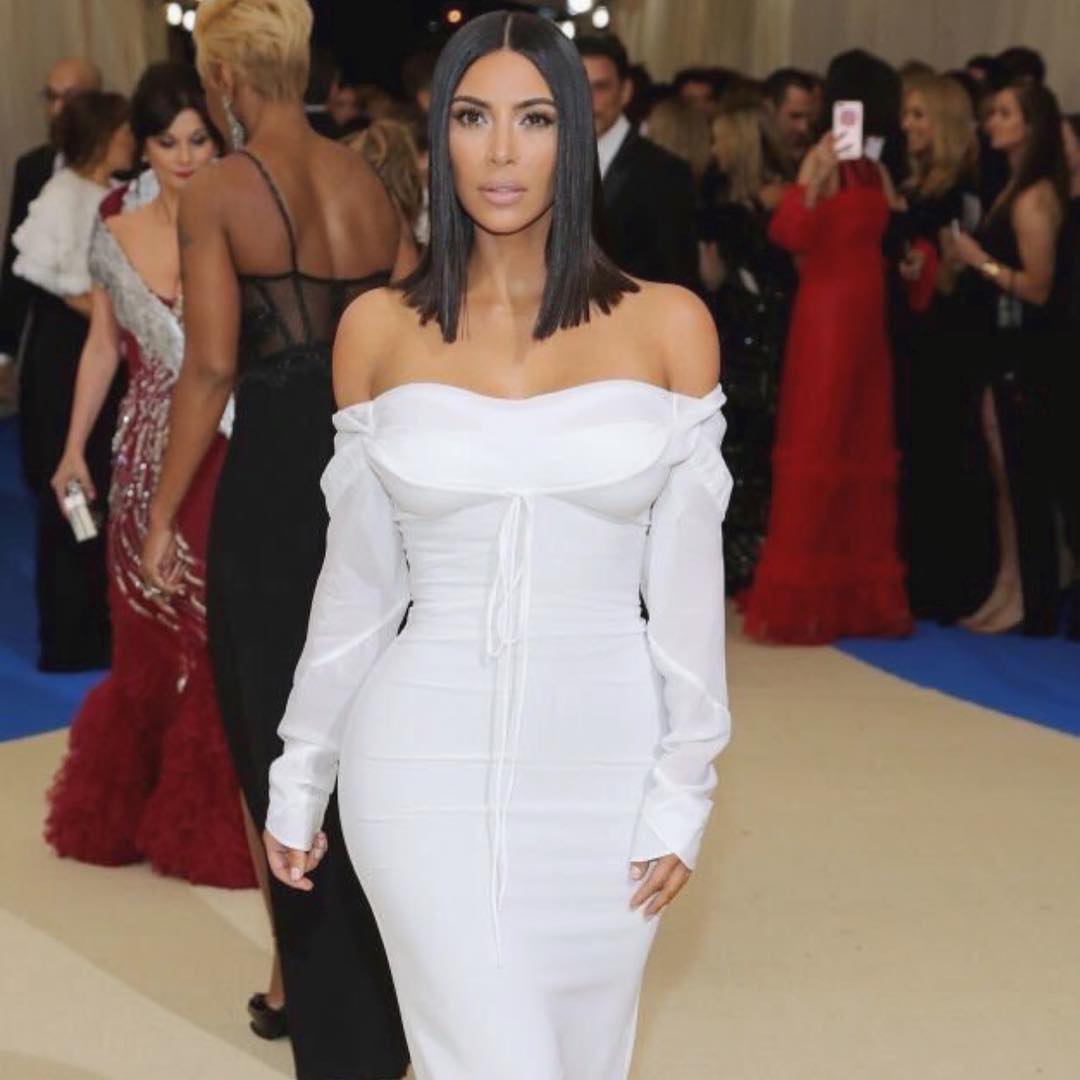 Kim Kardashian attends the 2017 Met Gala Photos