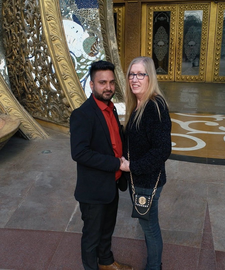 Jenny Slatten and Sumit 